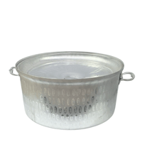 قدر بحريني المونيوم بحلق مقاس 39 سم