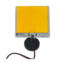 شريحة ليد 400 واط اصفر كريمي مربع مع قاعدة مغناطيس