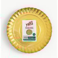 صحن ورق ذهبي دائري 180م