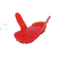 مشط خيل بلاستيك احمر