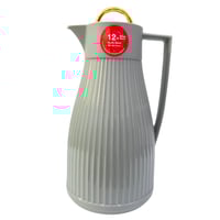 ترمس الشاي والقهوة رمادي مذهب 1لتر