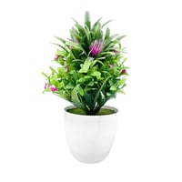 نبتة ورد احمر صناعية