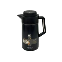 ترمس شاهي أسود فاخر 1.5 لتر جديد استيل