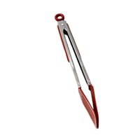 ملقاط طعام ستيل مع سيلكون عودي