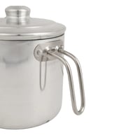 ابريق النافورة المونيوم بغطاء ويد مقاس 16