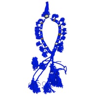 طقم زينة خيل ازرق