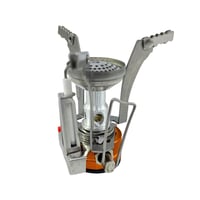 موقد سنة صغير قابل للطي بشنطة برتقالي