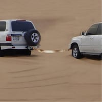 حبل سحب للسيارات، حبل سحب الطوارئ للسيارة، رملي، م...