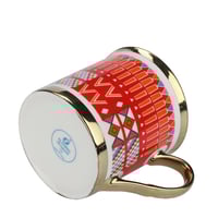 كوب شاي وقهوة بورسلين نقش القط العسيري330 مل