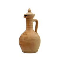 شربة فخار بعروة ومفواح 10انش KYUMA - جرة حجم صغير...