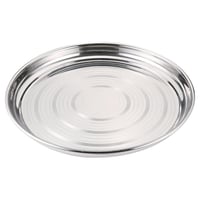 صحن بأرجل ستانلس ستيل هندي السنيدي 55 سم