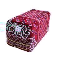 مركا حجم كبير نقش احمر مربعات