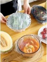 غطاء حفظ الطعام 100 كيس استخدام مره وحده