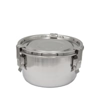 طقم حافظات ستيل كوري دائري عدد 5قطع متعدد المقاسات