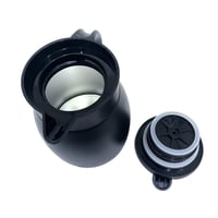 ثلاجة شاي و قهوة استيل اسود 500 مل