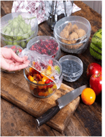 غطاء حفظ الطعام 100 كيس استخدام مره وحده