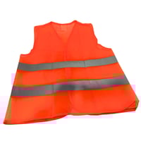 سترة سلامة عاكسة خفيف XXL برتقالي