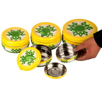 طقم تمريات غضار لون اخضر مع اصفر 5 قطع