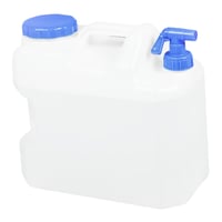 جركل مياه 18 لتر مستطيل أبيض مع بزبوز