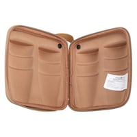 شنطة 6 استكانات شاي مربعة 15*14.5 خشبي