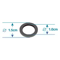 طقم جلدة راس دافور اسود طقم 10حبات مبروم