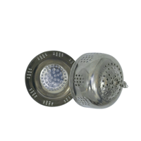 مصفاة شاي كبير دائري حبة و حبة مجانًا