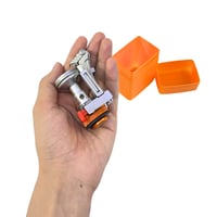 موقد سنة صغير قابل للطي بشنطة برتقالي