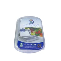 صينية المنيوم 29 سم مستطيلة بغطاء