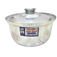 قدر المنيوم لماع مقاس 30 سم