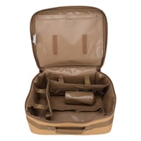 شنطة شاي وقهوة الصمان بطانة PVC قماش كاكي