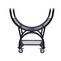 حامل حطب حديد وسط