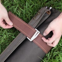 رواق رحلات البر قابل للطي لون كوفي مع جراب 1.25 ×...