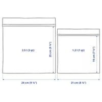 كيس حفظ بشريط ضغط نقش أحمر/زهري ‎2.5/1.2 ل‏