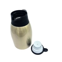 ثلاجة شاي و قهوة استيل برونزي 1500 مل