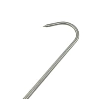 شنكار لحم طويل استيل ثقيل بيد خشب