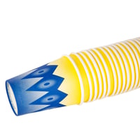 فناجيل قهوة ورقية نقش غضار ازرق