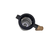 ترمس شاهي استيل جديد مع معيار حرارة 1.7 لتر لون أس...