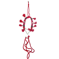 طقم زينة خيل احمر