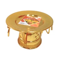 صحن ذهبي بكرسي 9*17 سم