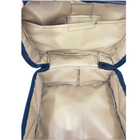 شنطة عزبة لون بني عودي وسط