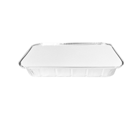 صحن قصدير حفظ الاطعمة مع غطاء 12 حبة 31 سم