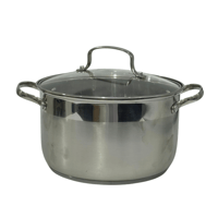 قدر استيل غطا قزاز 22 سم