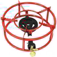 موقد دائري احمر عين اسود كبير