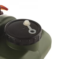 مغسلة البركة 12 لتر لون زيتي