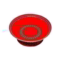 تبسي لتقديم الطعام تراثي أحمرصغير 22سم