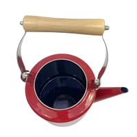 ابريق غضار مطلي احمر 2 لتر