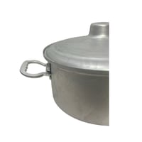 قدر المونيوم بحلق مقاس 38سم