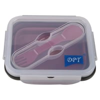 حافظة اطعمة بنفسجي 600 مل سيلكون