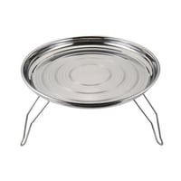 صحن بأرجل ستانلس ستيل هندي السنيدي 55 سم
