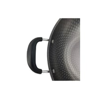 مقلى اسود بغطاء زجاج مقاس 34سم SH23237